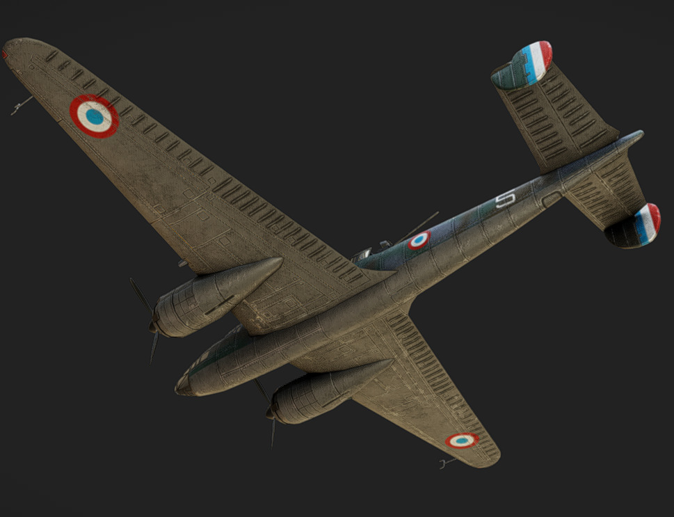 Liore et Olivier LeO451 Low-poly 3D model_9