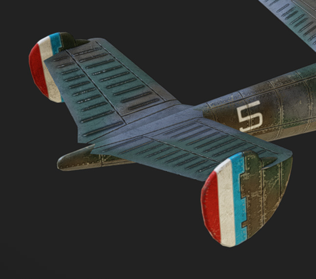 Liore et Olivier LeO451 Low-poly 3D model_11