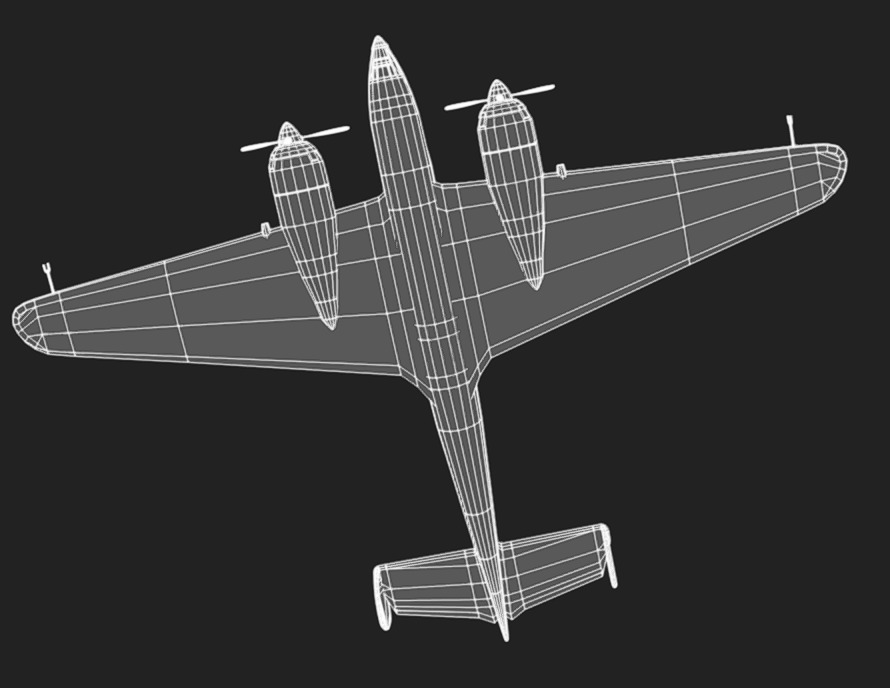 Liore et Olivier LeO451 Low-poly 3D model_18