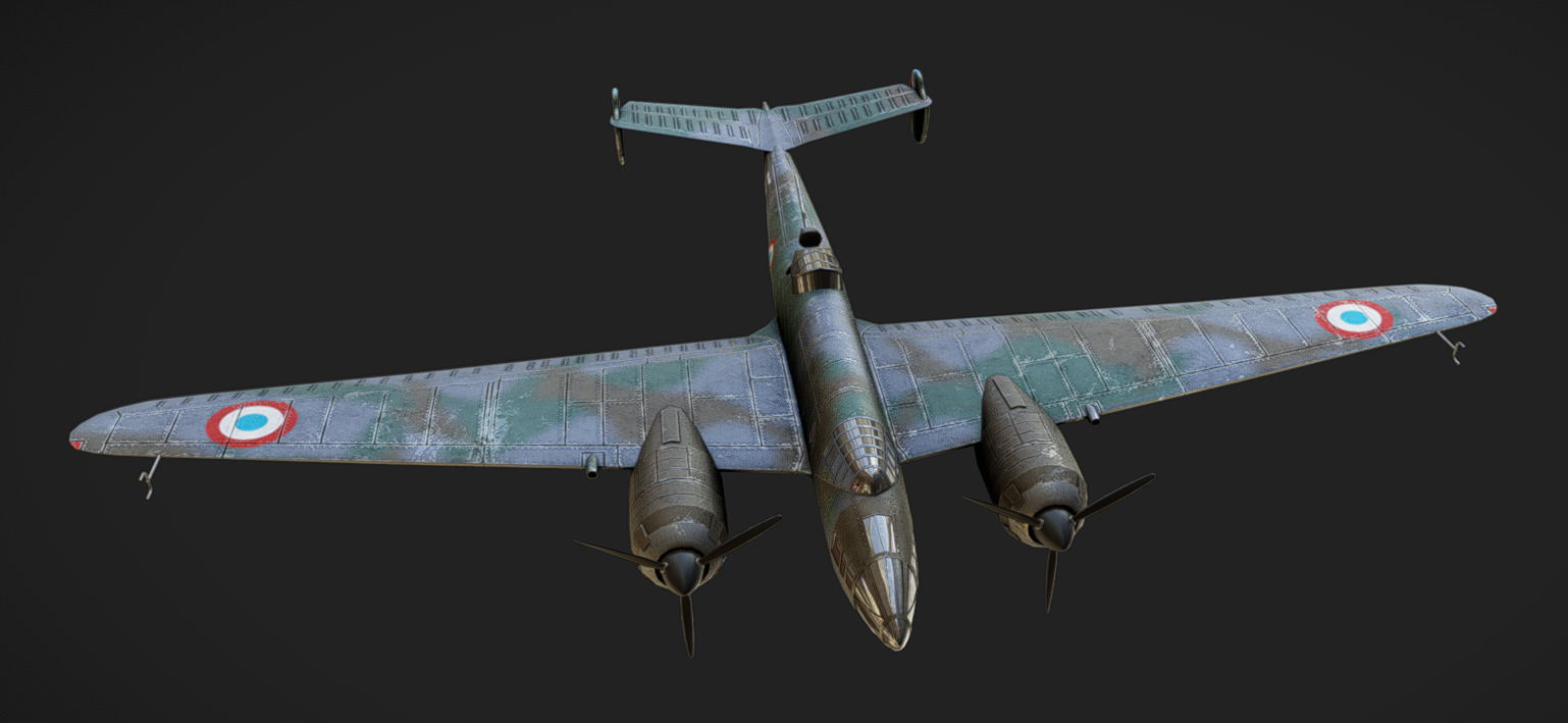 Liore et Olivier LeO451 Low-poly 3D model_1