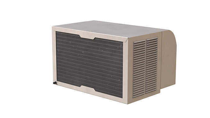 Ac Window Unit Low-poly 3D model
