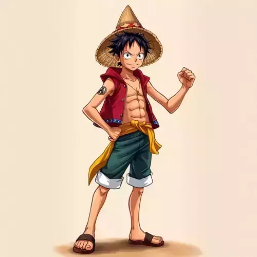 Monkey D Luffy 3D Model
