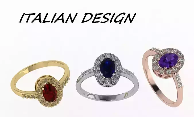 RING MICHELA Free 3D print model