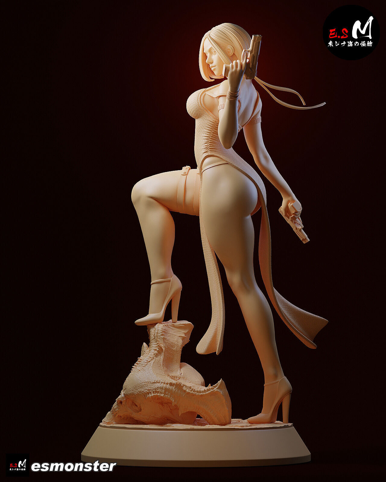 Ada wong CHARACTER BY ESM 3D print model_22