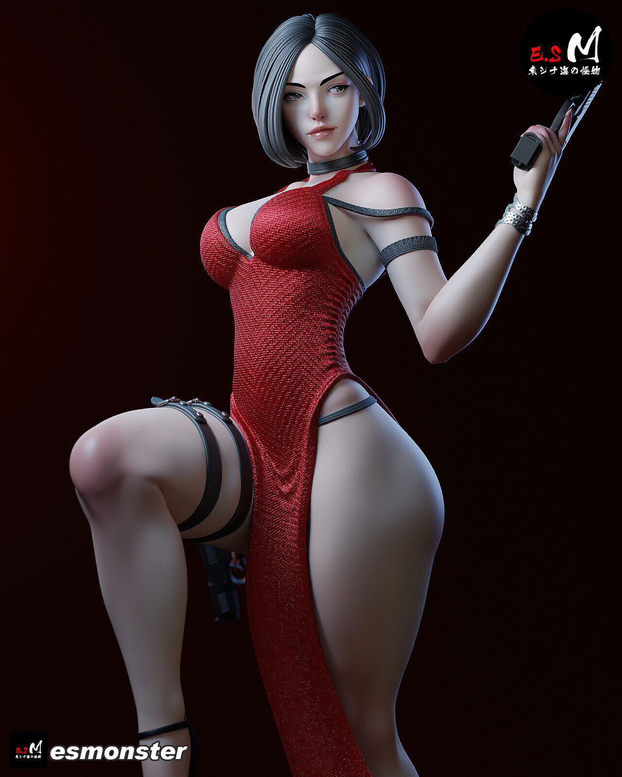 Ada wong CHARACTER BY ESM 3D print model_2