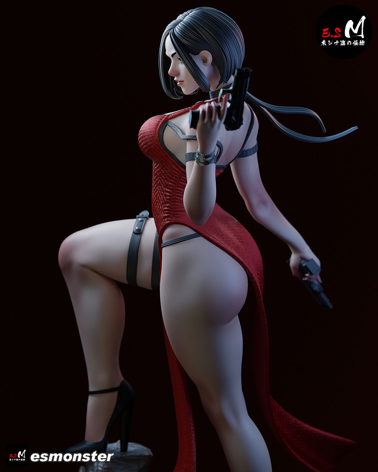 Ada wong CHARACTER BY ESM 3D print model_3