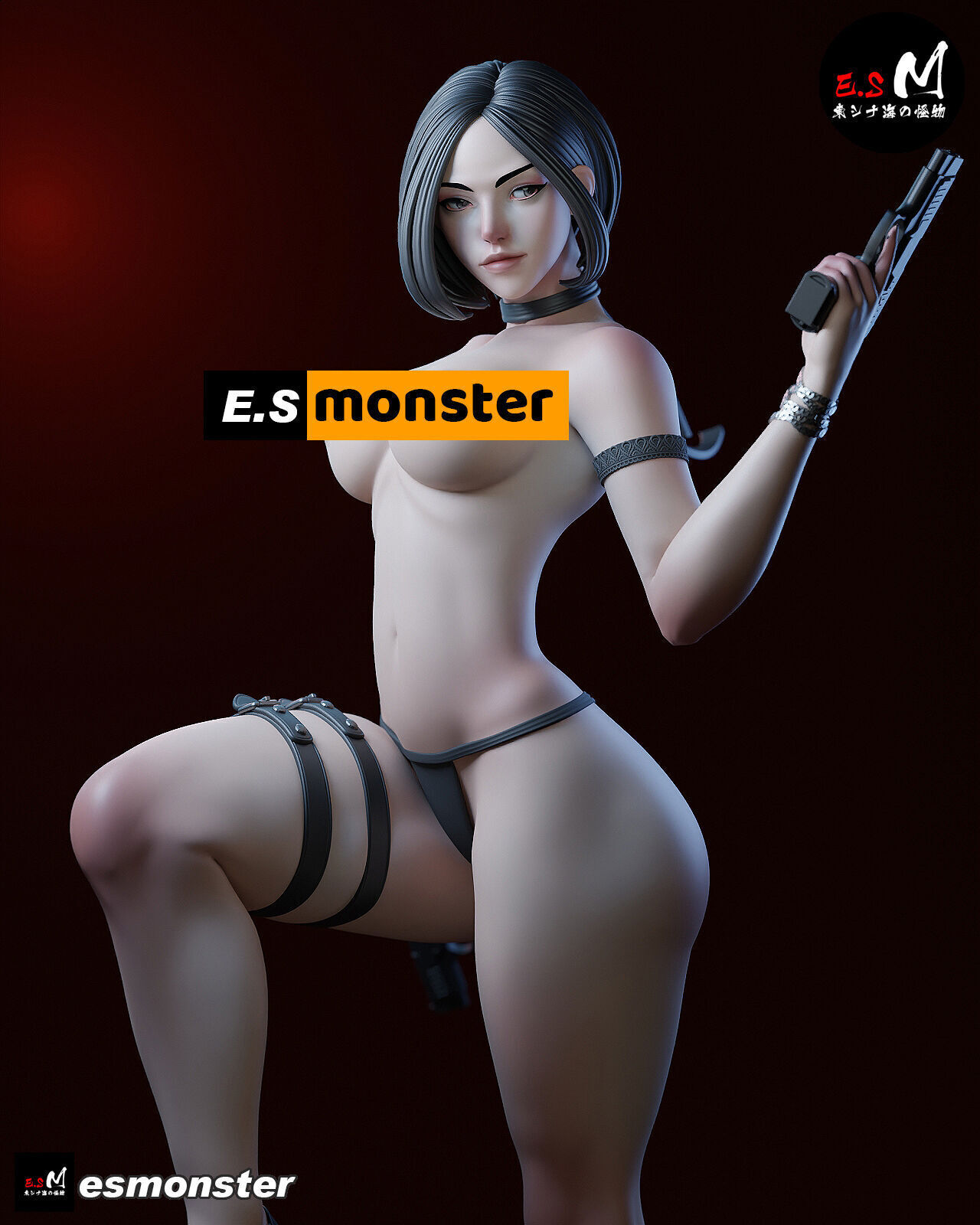 Ada wong CHARACTER BY ESM 3D print model_16