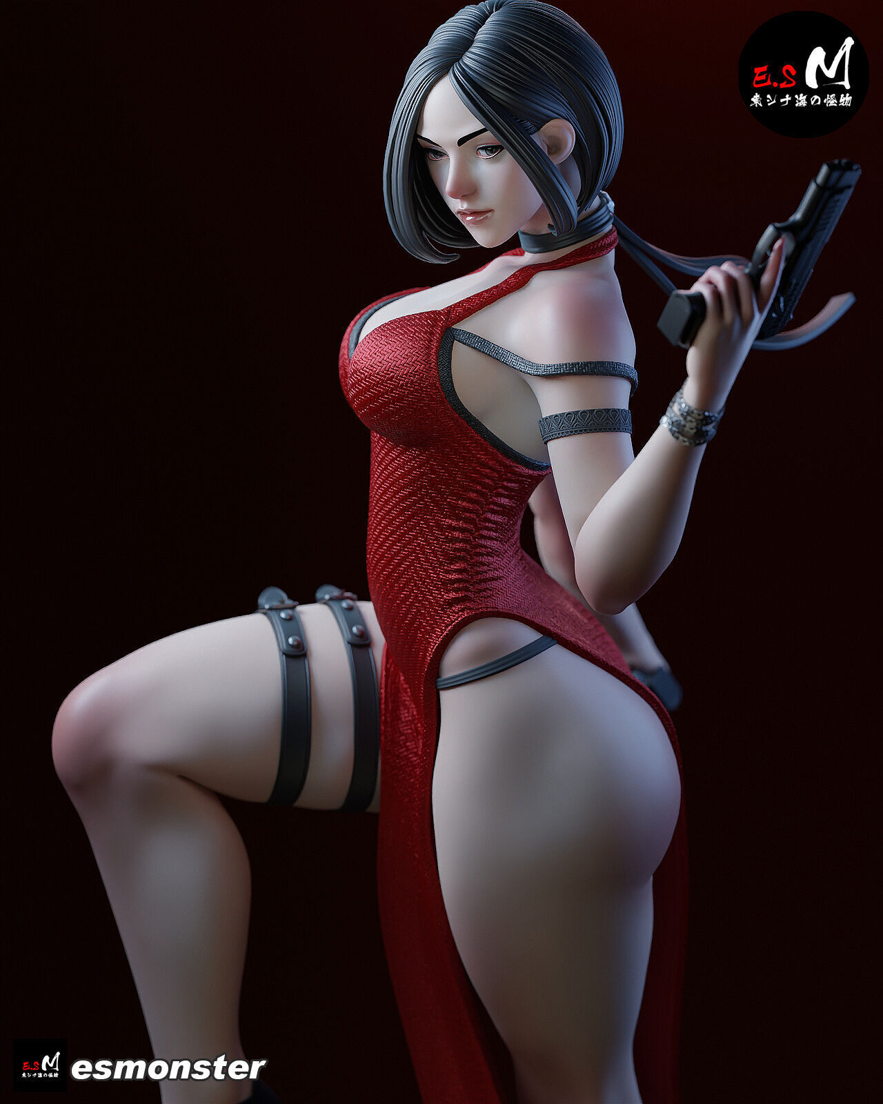 Ada wong CHARACTER BY ESM 3D print model_5