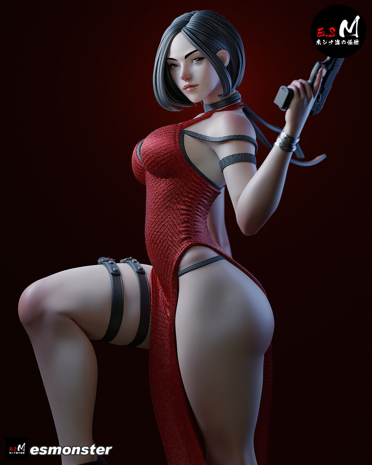 Ada wong CHARACTER BY ESM 3D print model_1