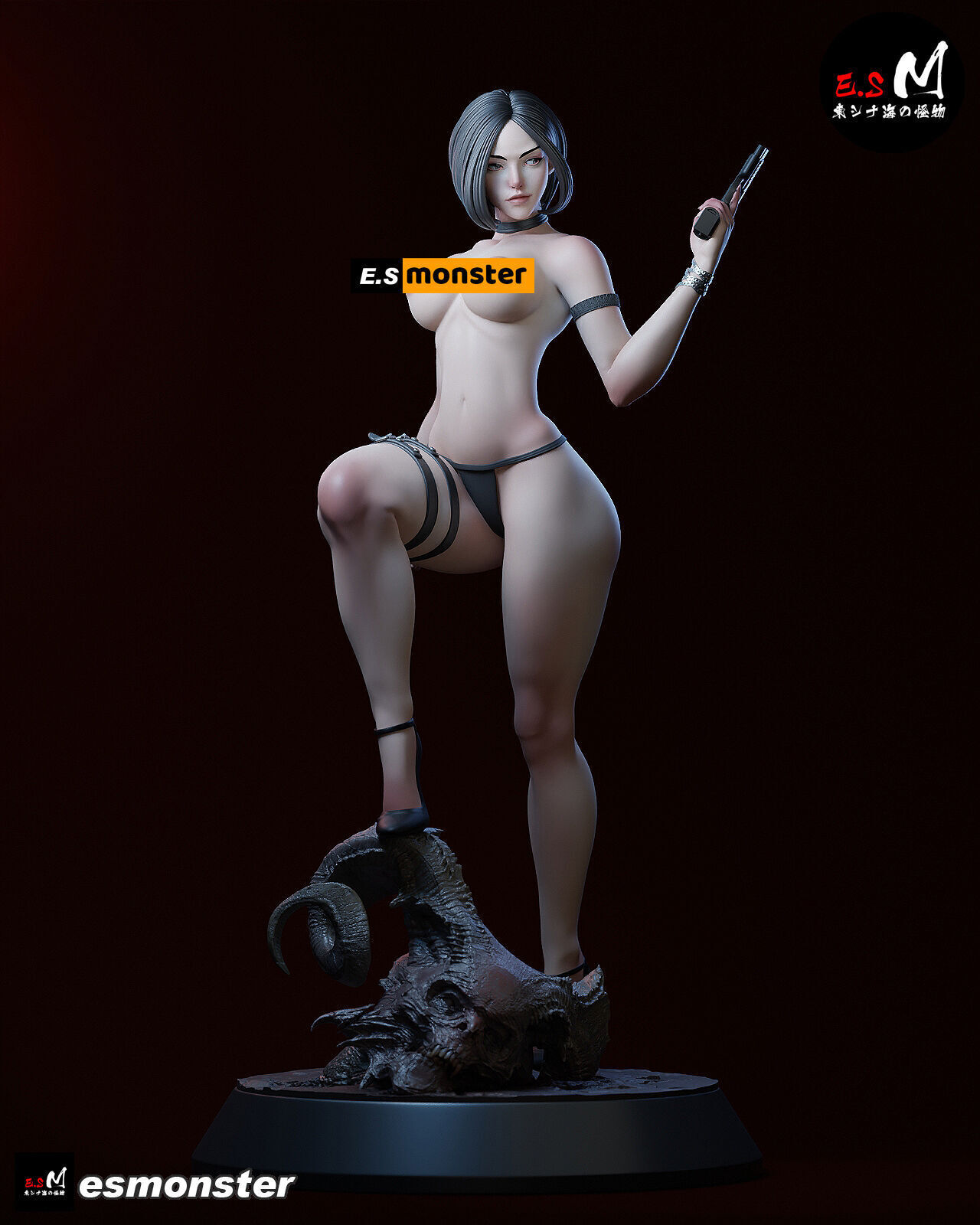 Ada wong CHARACTER BY ESM 3D print model_23