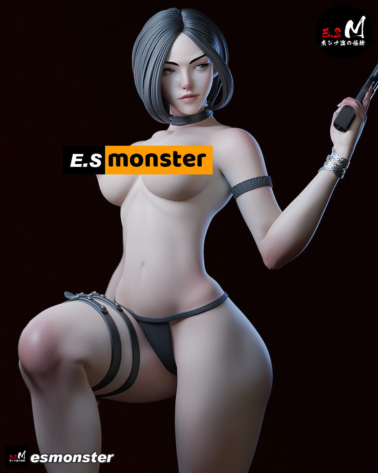 Ada wong CHARACTER BY ESM 3D print model_24