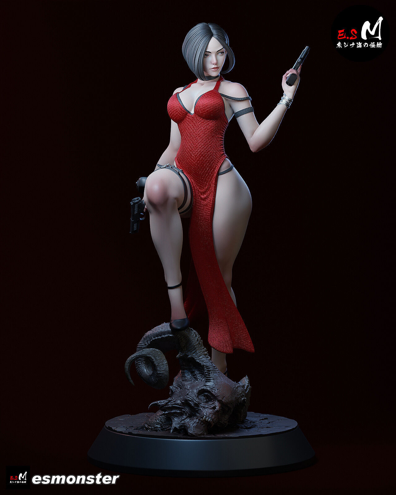 Ada wong CHARACTER BY ESM 3D print model_7
