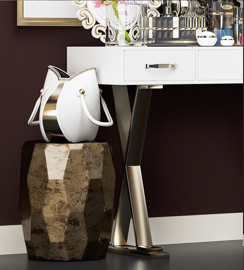 Dressing Table 3D model_3