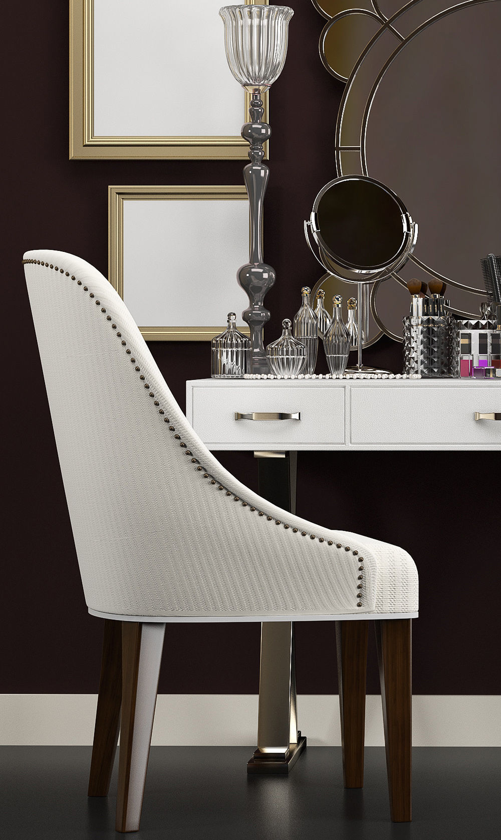 Dressing Table 3D model_4