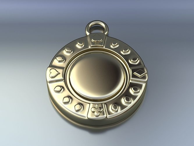 Poker Luck Charm Free 3D print model