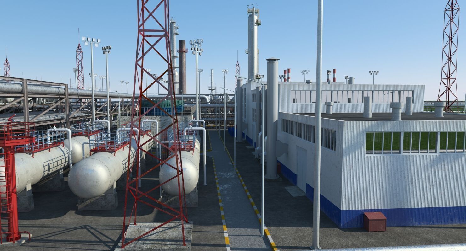 Refinery 3D model_21