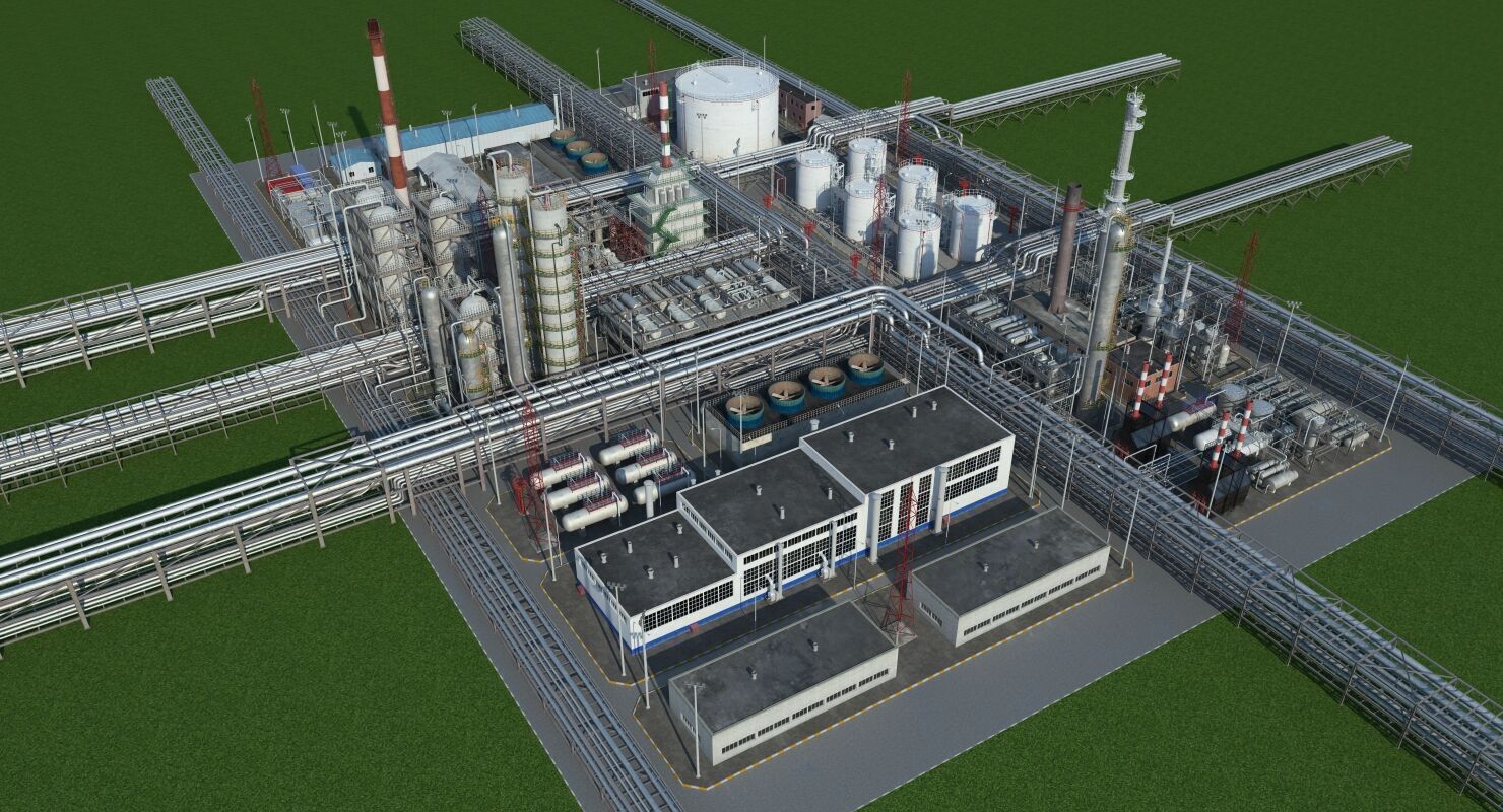 Refinery 3D model_3