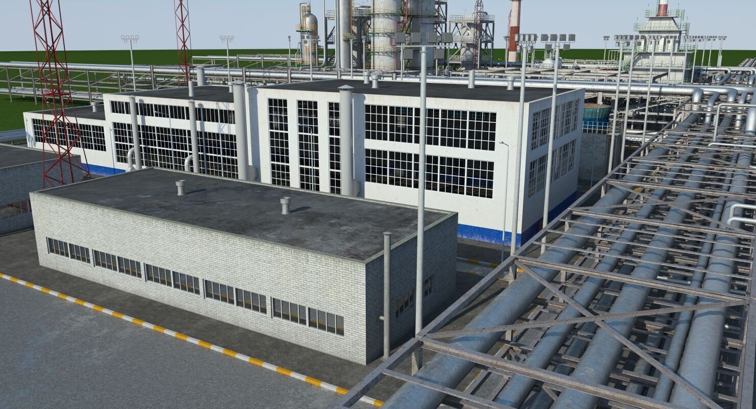 Refinery 3D model_17