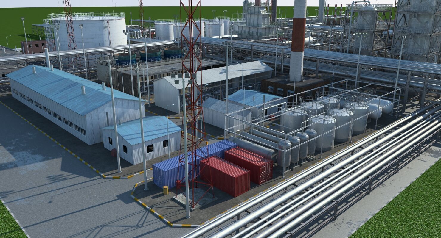 Refinery 3D model_28