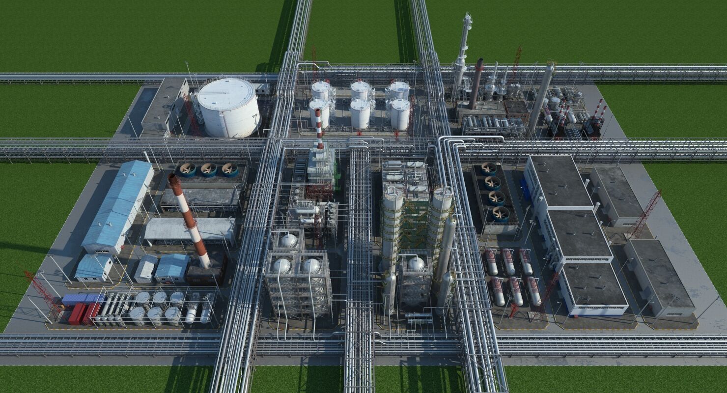 Refinery 3D model_1
