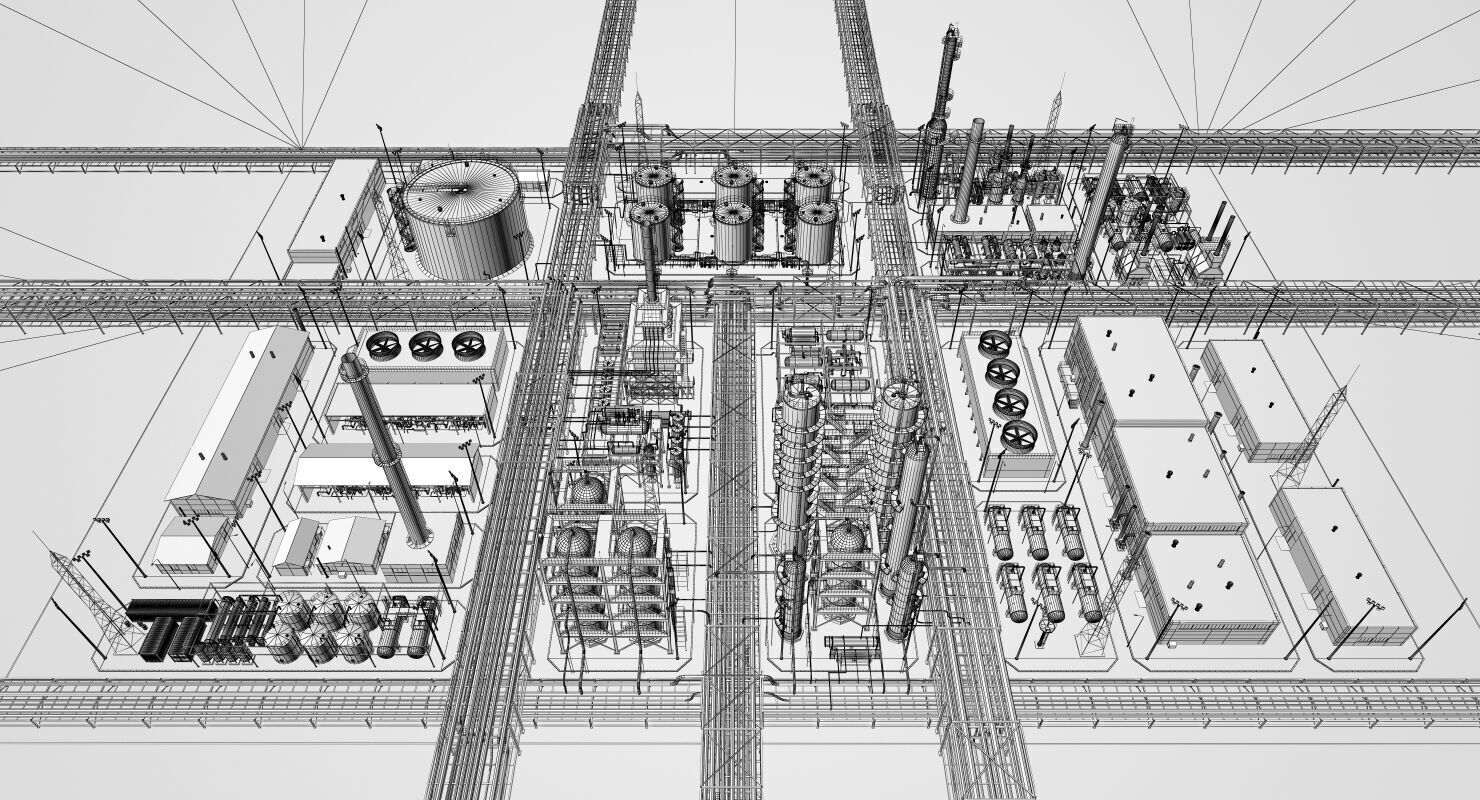 Refinery 3D model_35