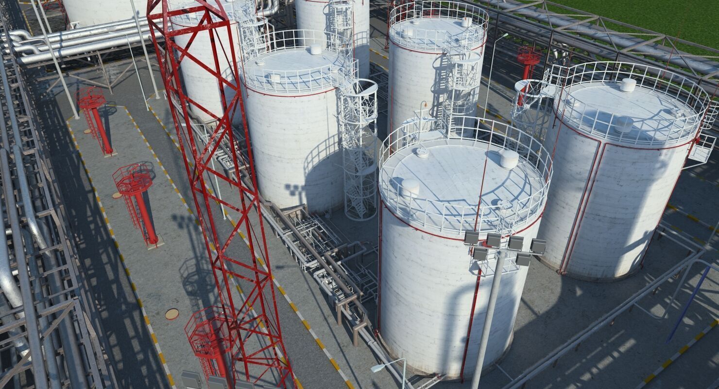 Refinery 3D model_20