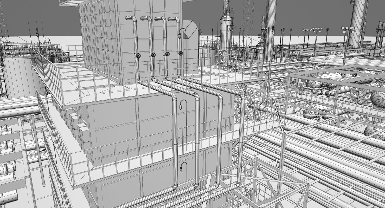Refinery 3D model_49