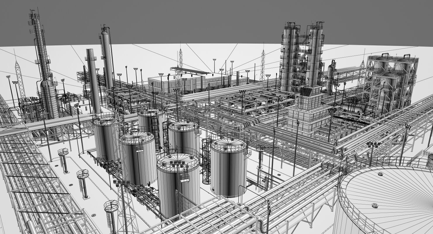 Refinery 3D model_41