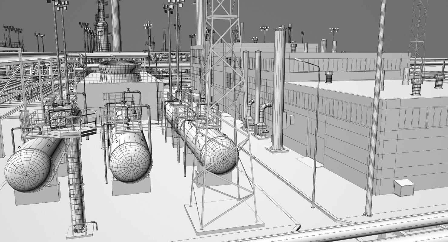 Refinery 3D model_43