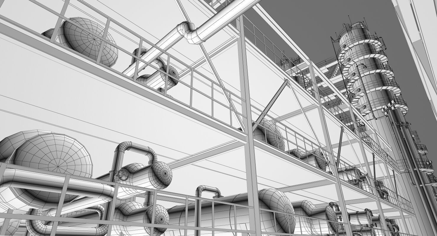 Refinery 3D model_40