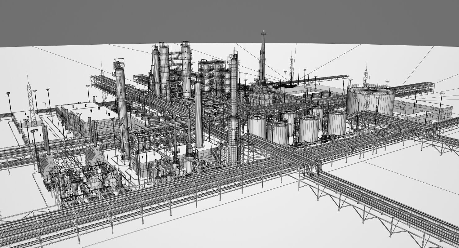 Refinery 3D model_36