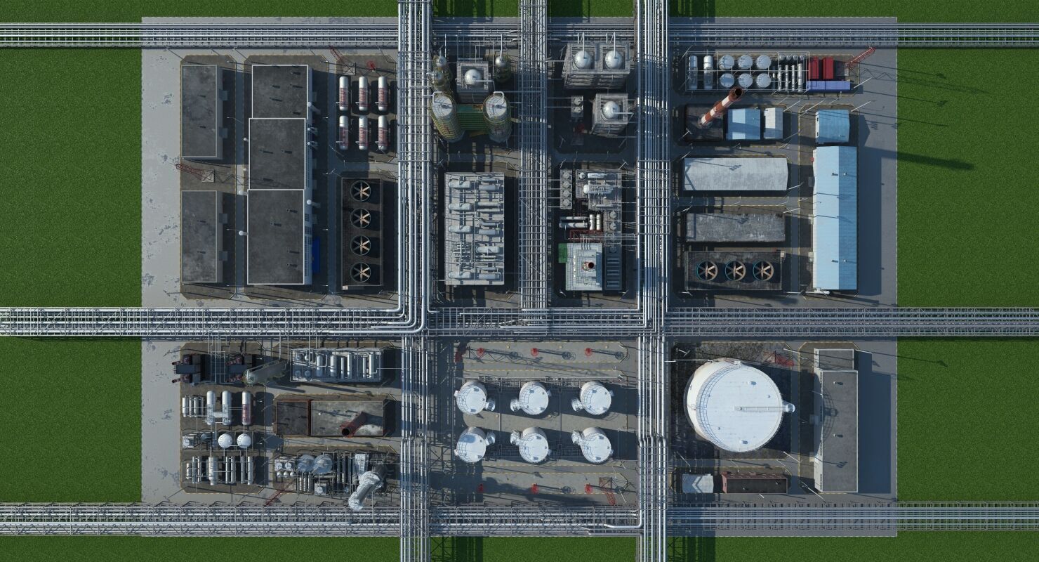 Refinery 3D model_5