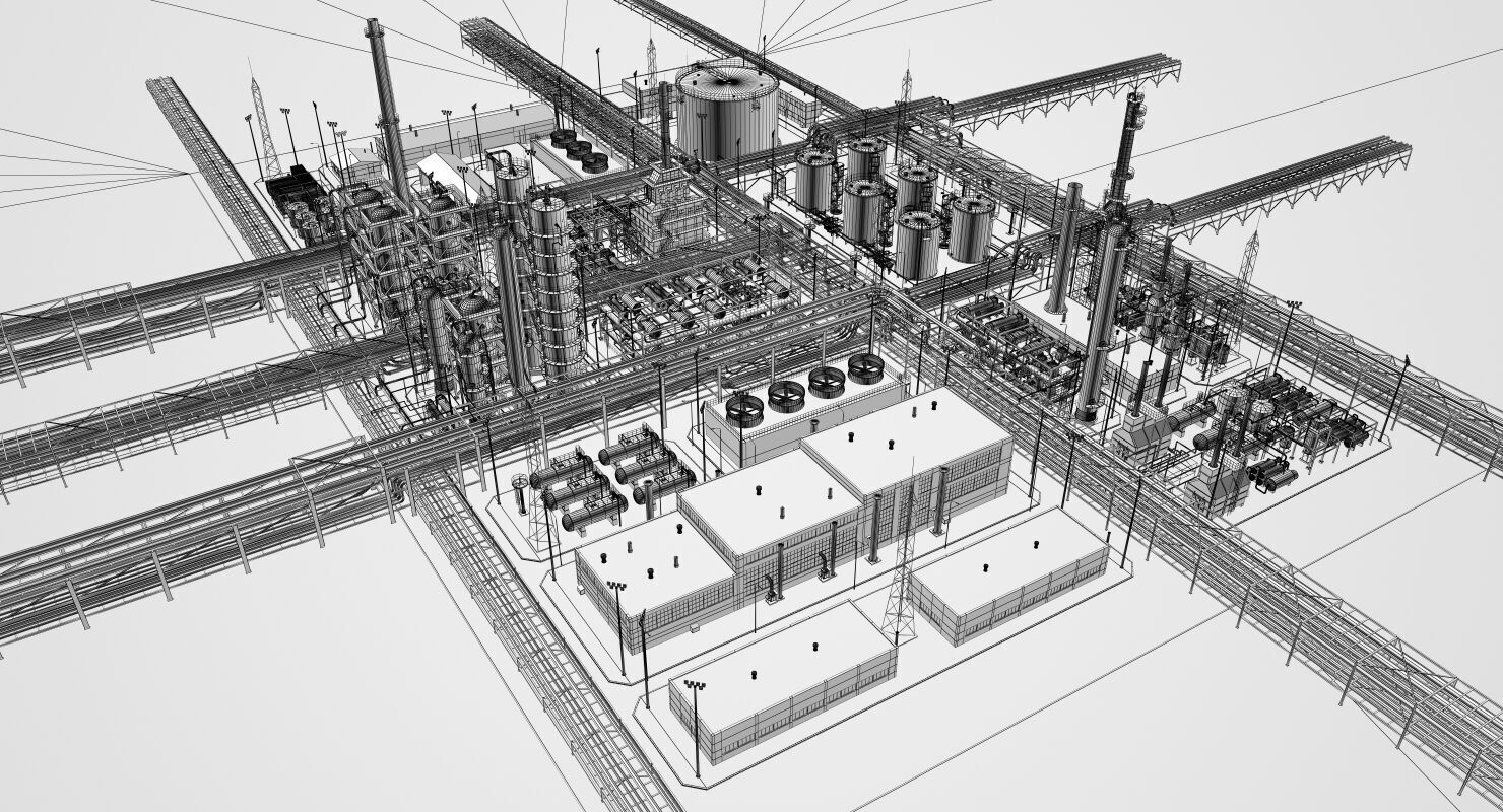 Refinery 3D model_38