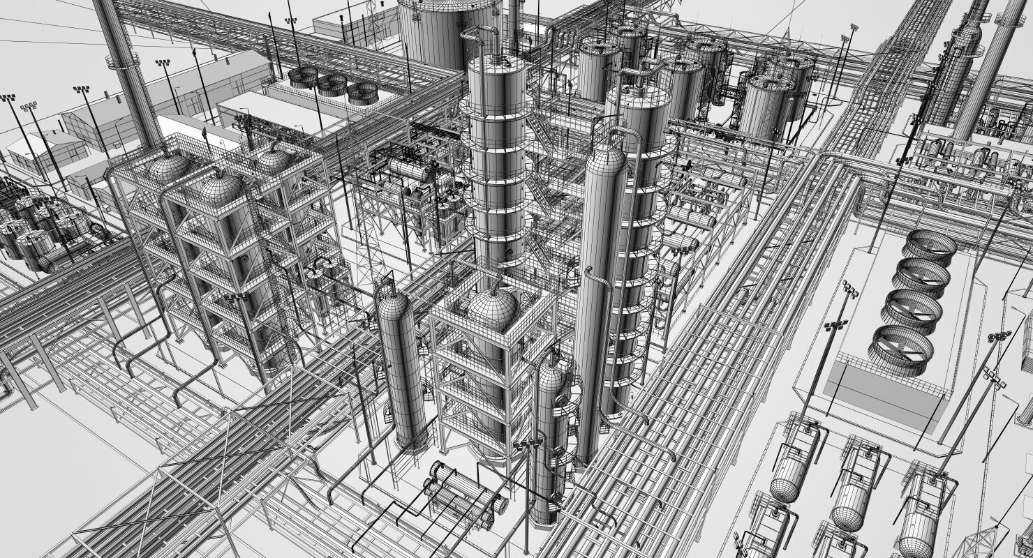 Refinery 3D model_42