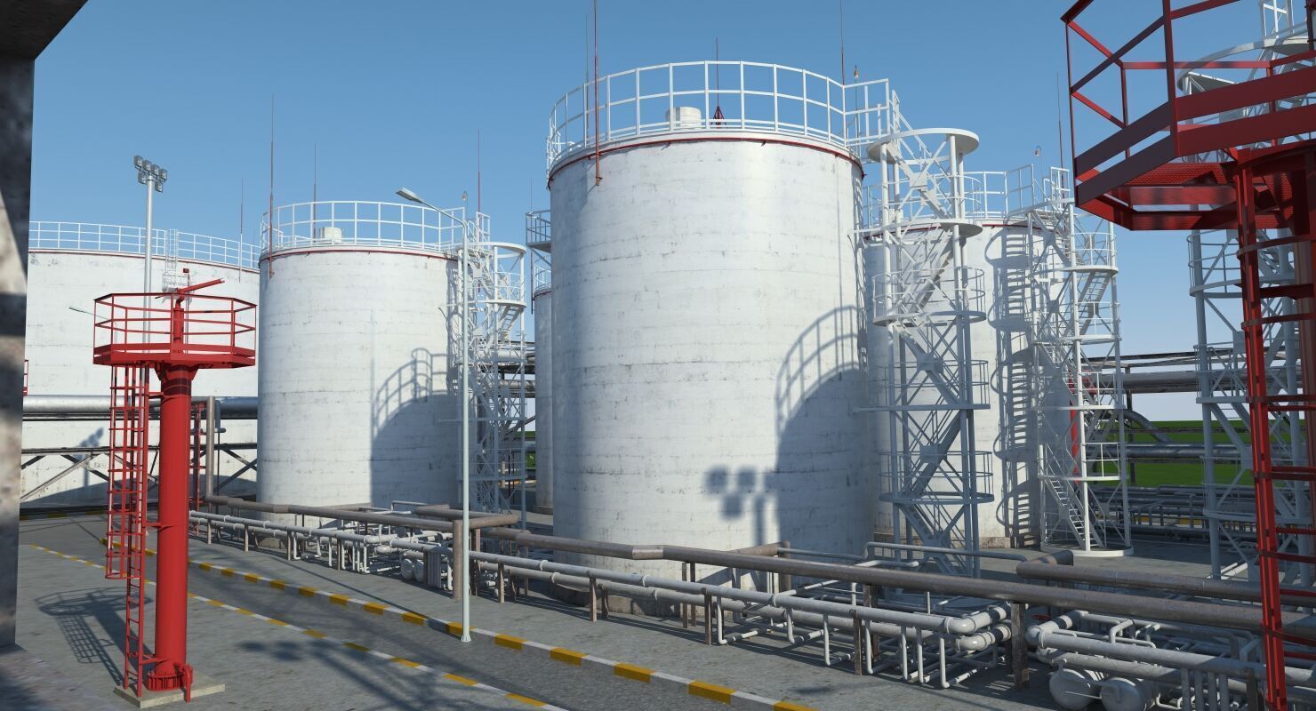 Refinery 3D model_10