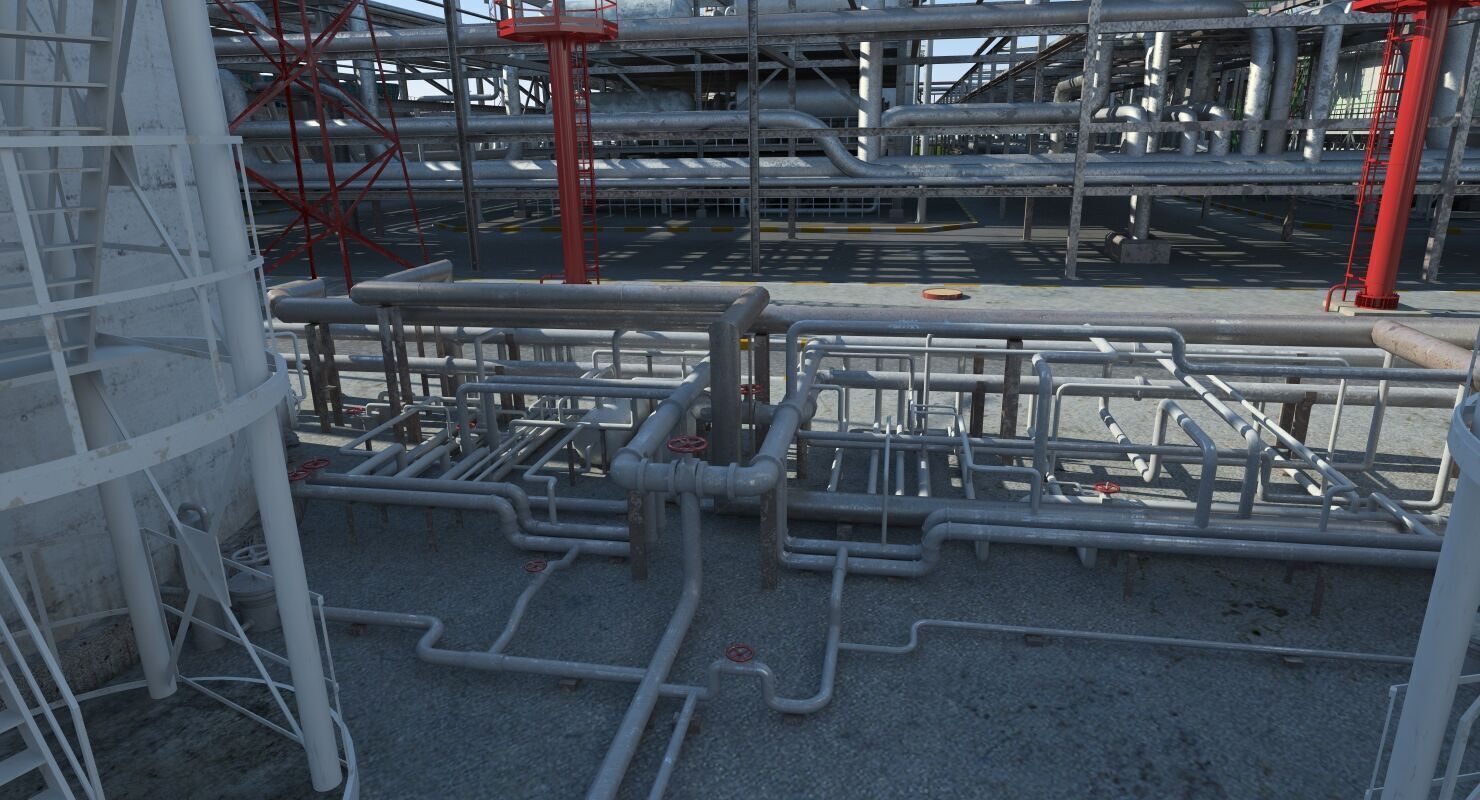 Refinery 3D model_22