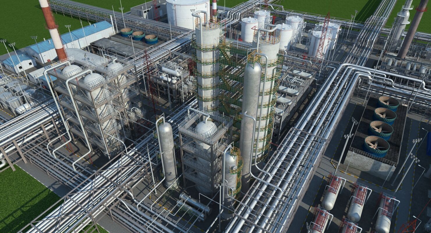 Refinery 3D model_6