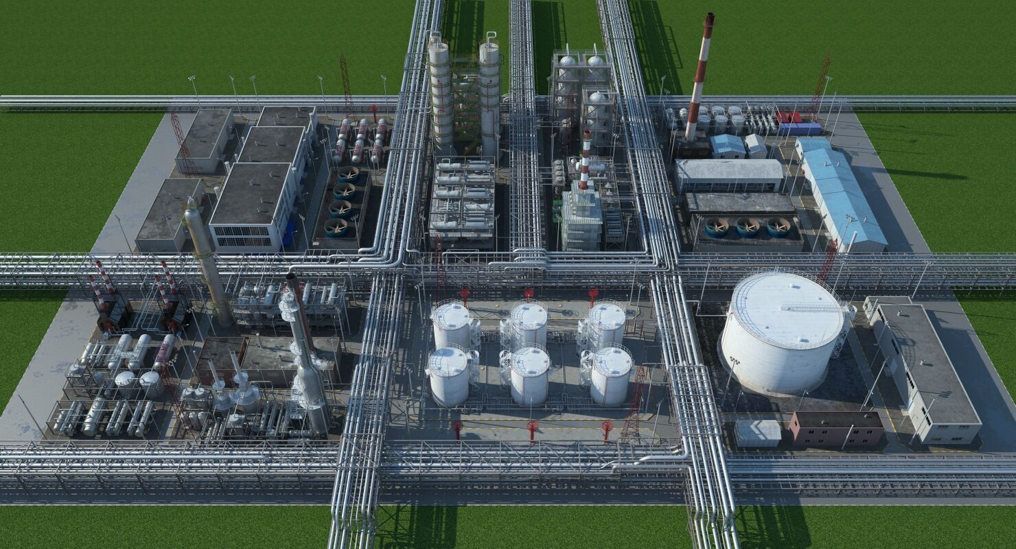 Refinery 3D model_4