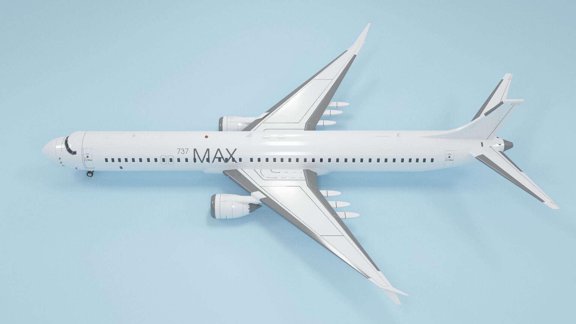 Plane 02 3D model_1