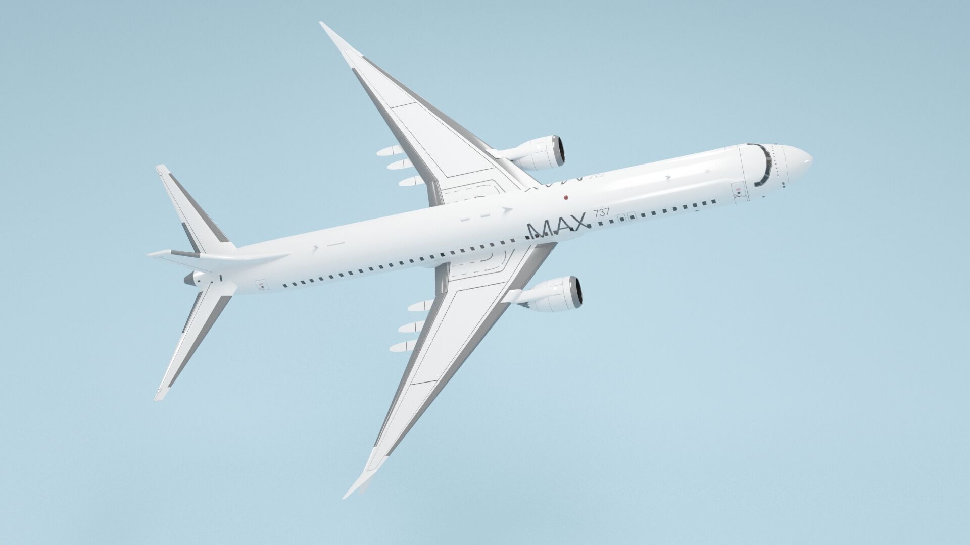 Plane 02 3D model_7