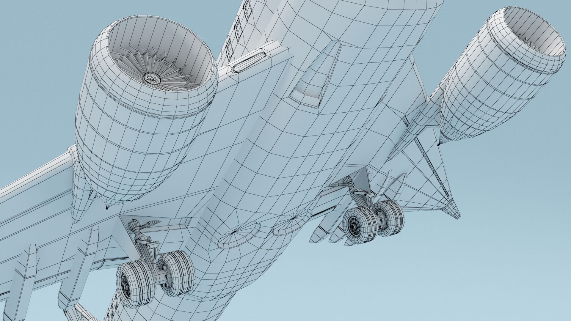 Plane 02 3D model_9