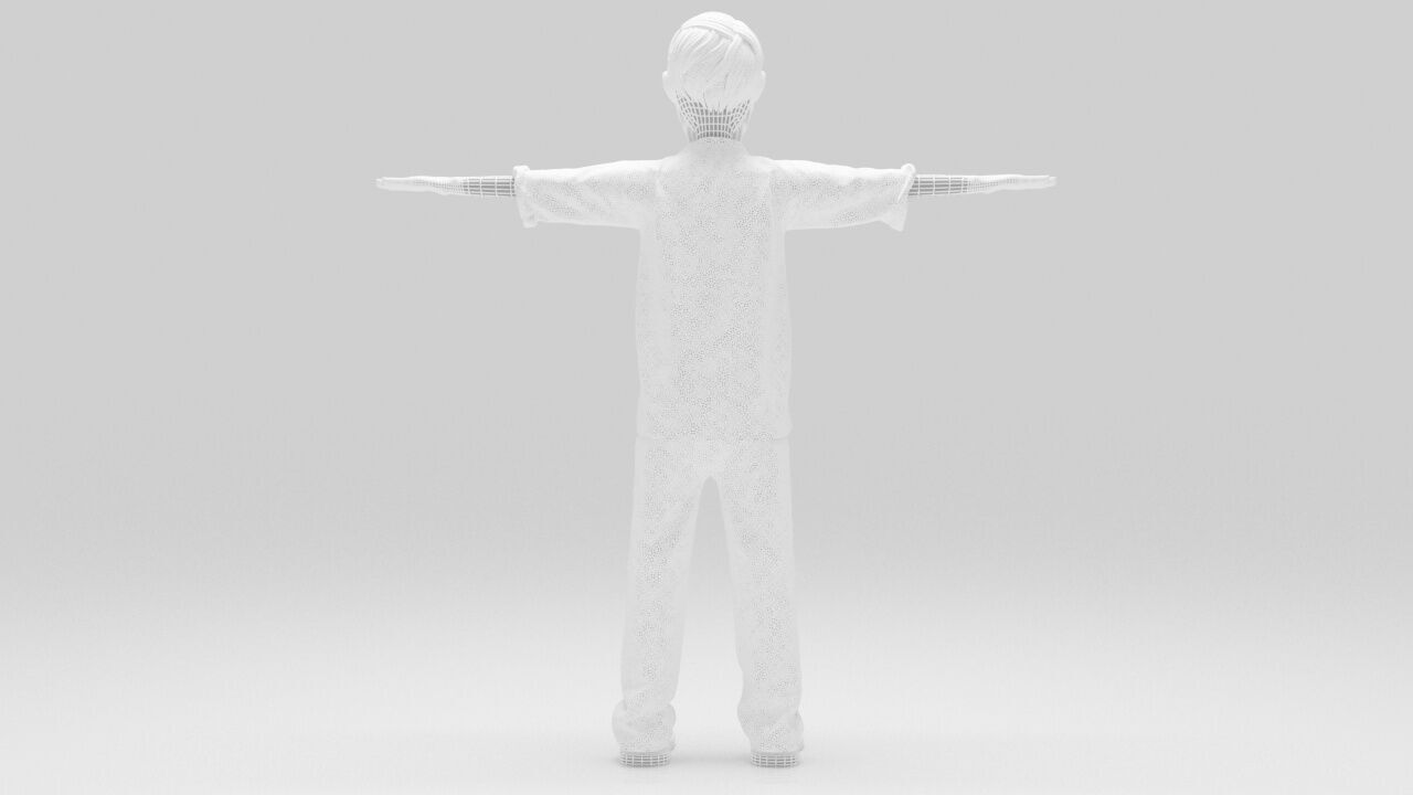 Character Jerry Rigged  Low-poly 3D model_12