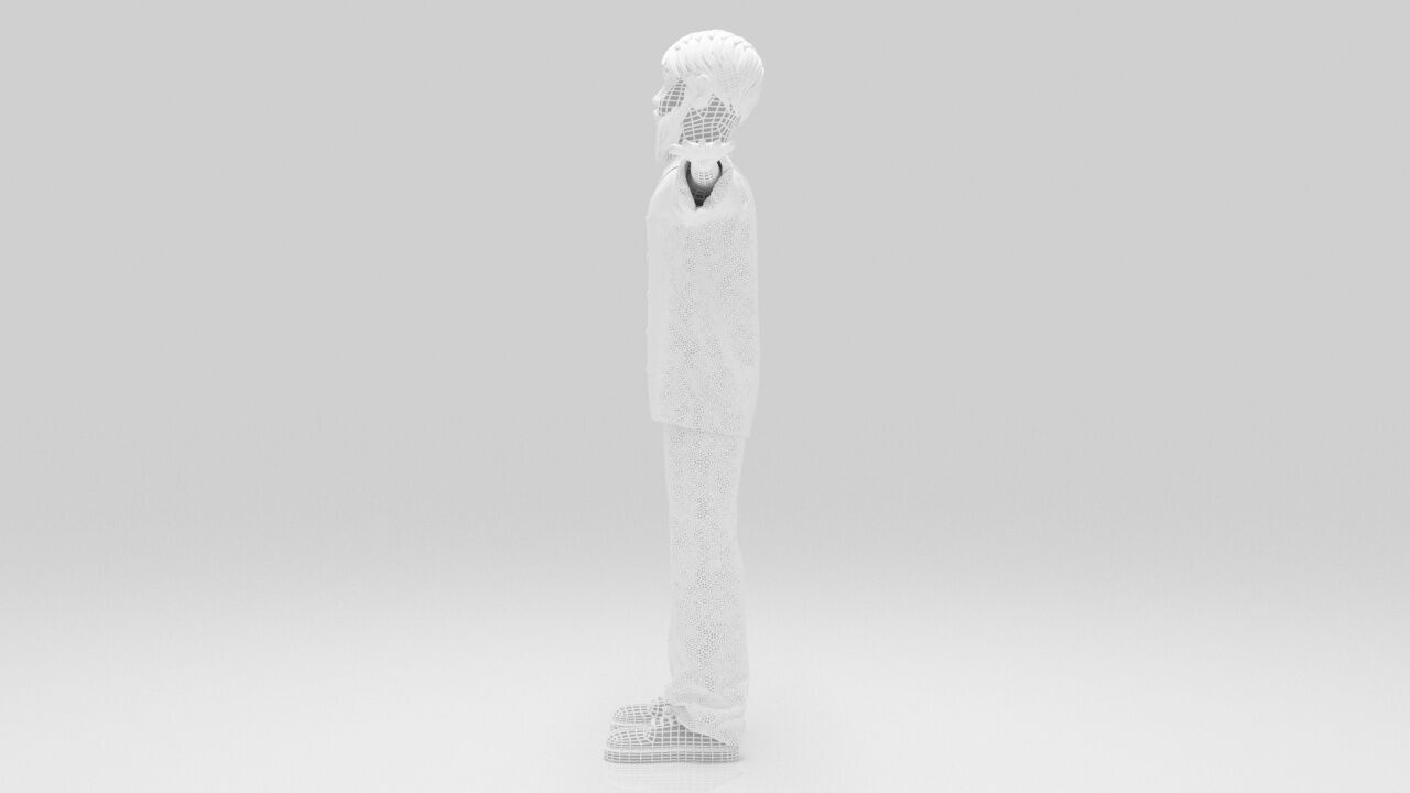 Character Jerry Rigged  Low-poly 3D model_11