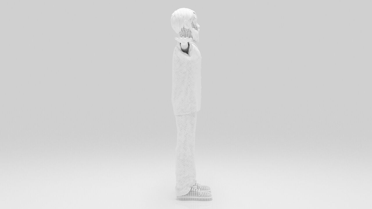 Character Jerry Rigged  Low-poly 3D model_13