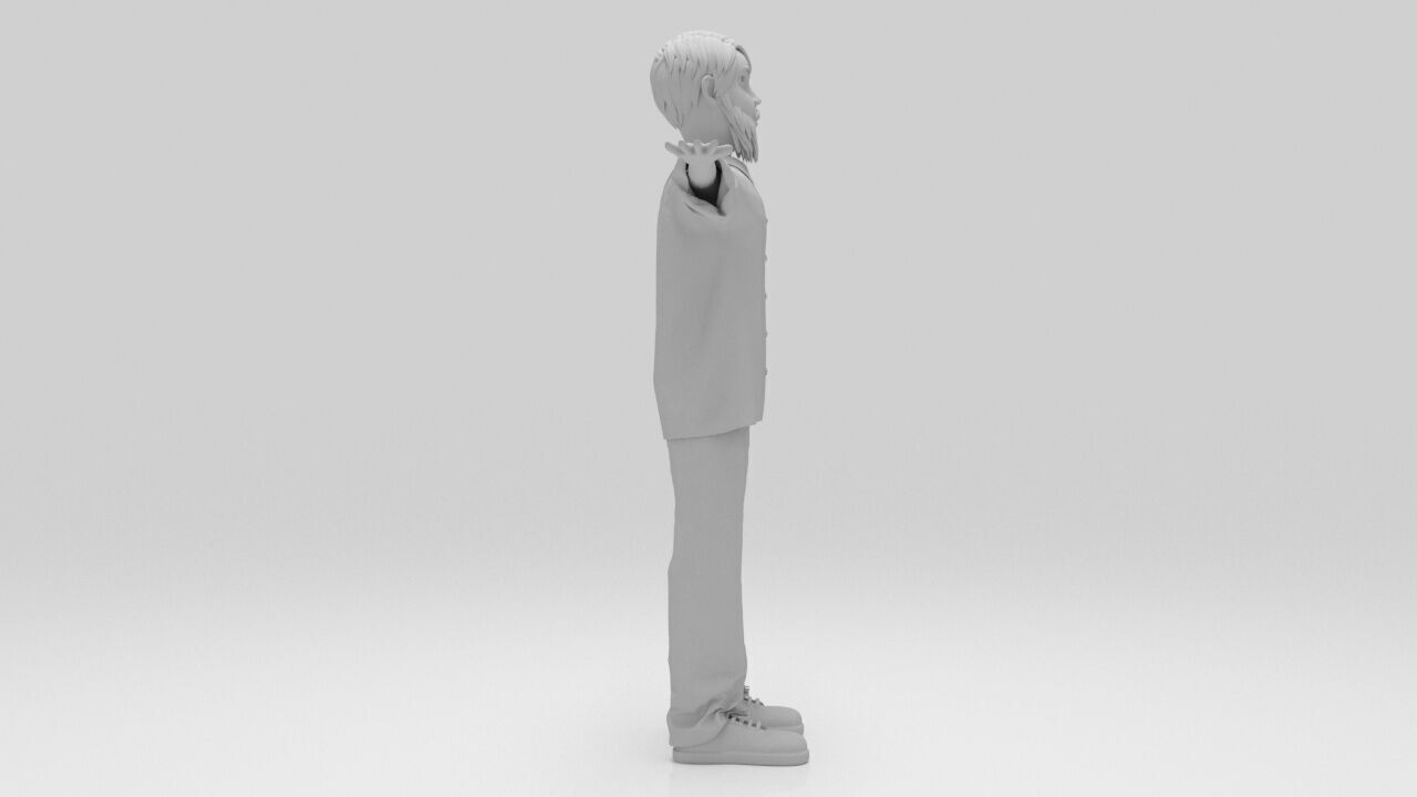 Character Jerry Rigged  Low-poly 3D model_9