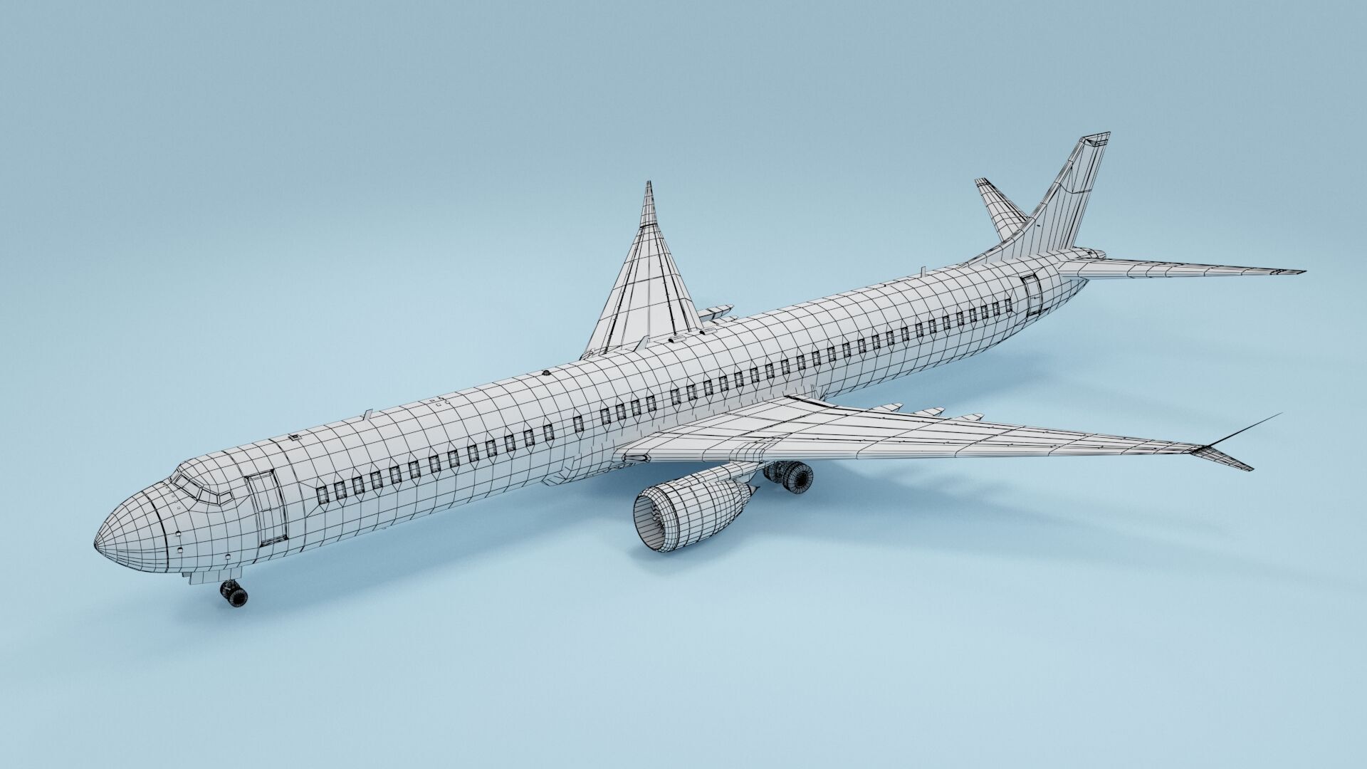 Plane 03 3D model_8