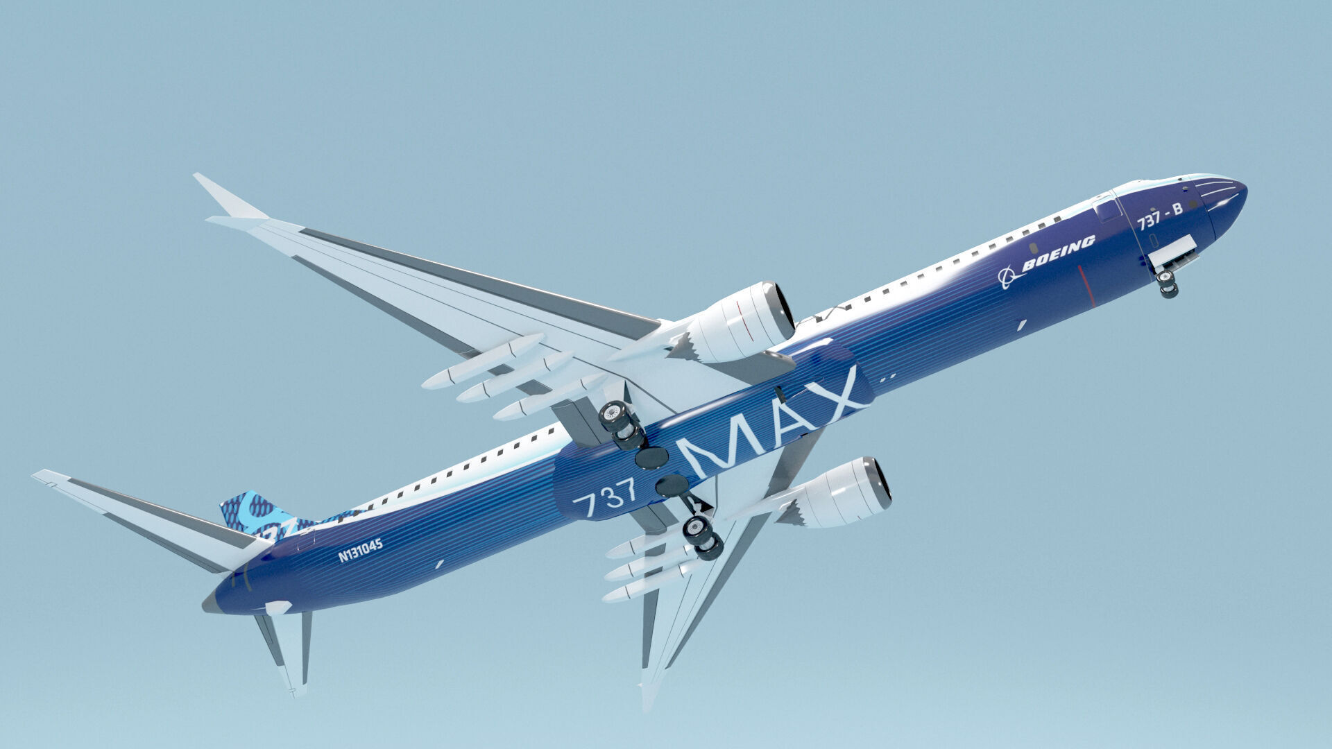 Plane 03 3D model_7