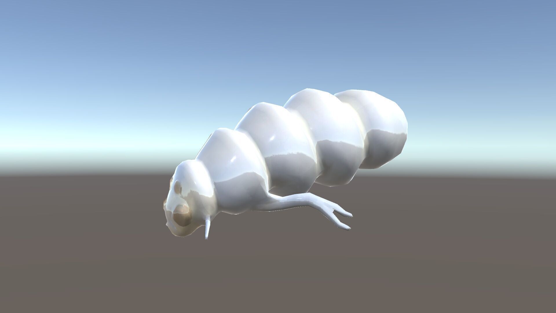 Transparent Larva Model Pack Low-poly 3D model_9