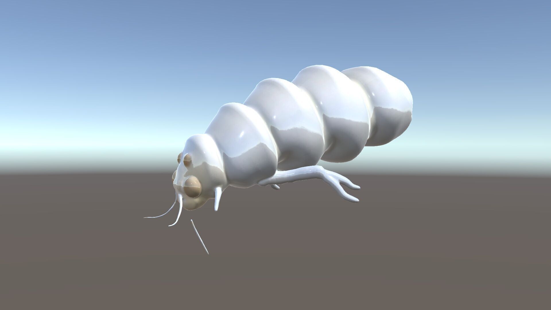 Transparent Larva Model Pack Low-poly 3D model_14