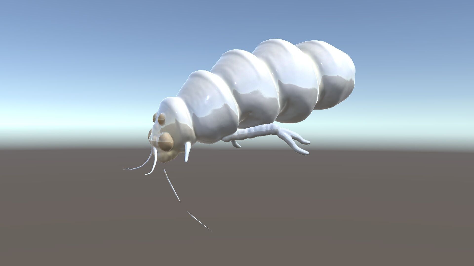 Transparent Larva Model Pack Low-poly 3D model_5